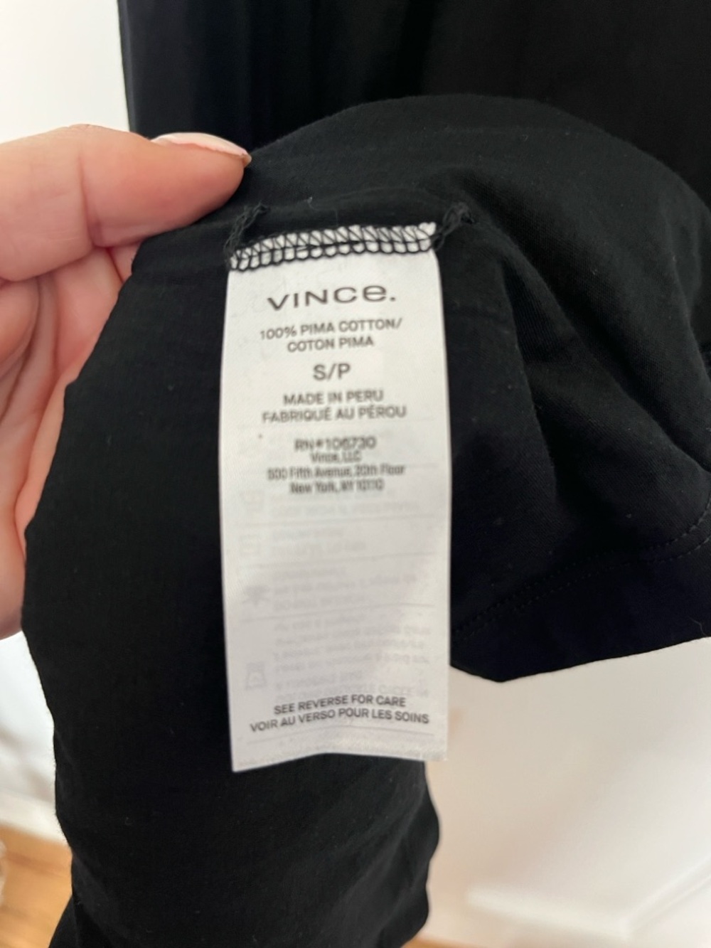 Vince black pima cotton racerback twist tank midi dress NWT SZ S - Picture 4 of 6